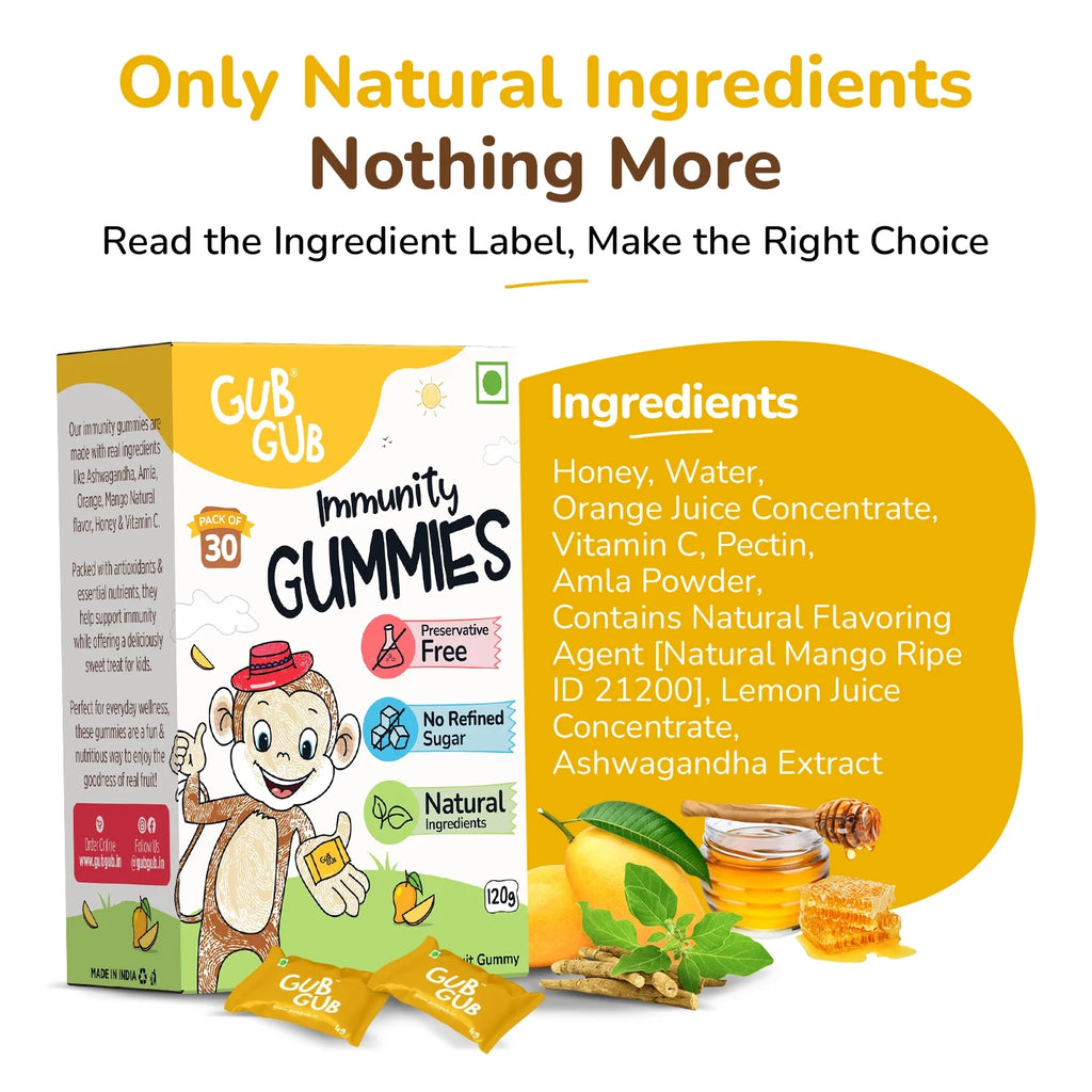 Combo Pack: Orange + Mango Gummies