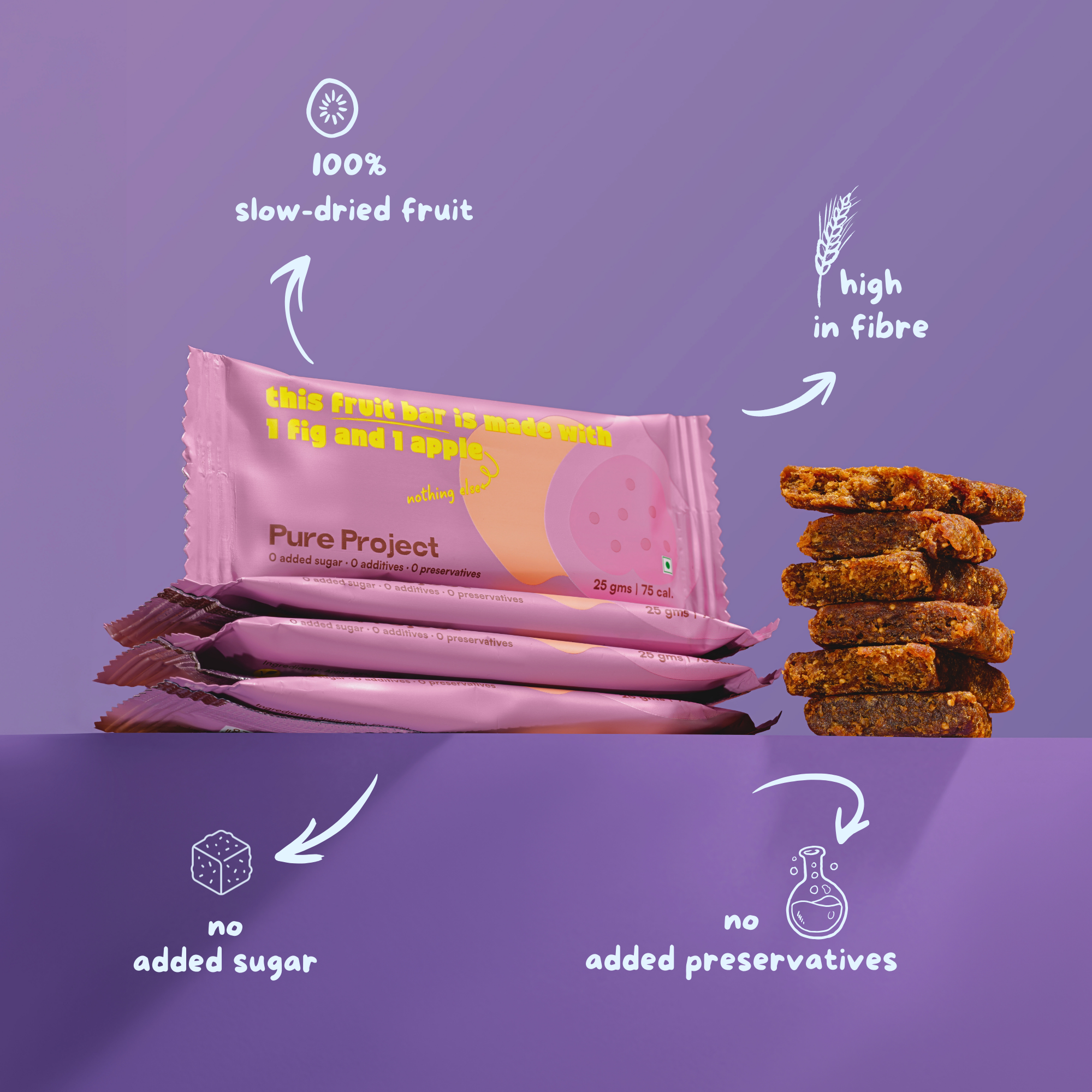 Fig Apple Fruit Bar