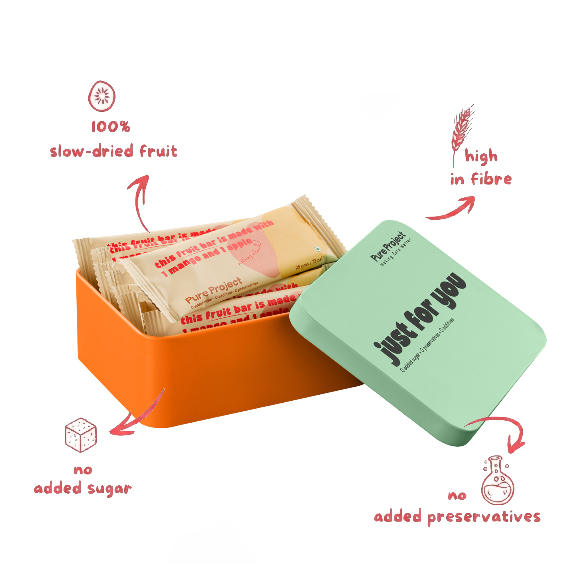 Mango Apple Fruit Bar