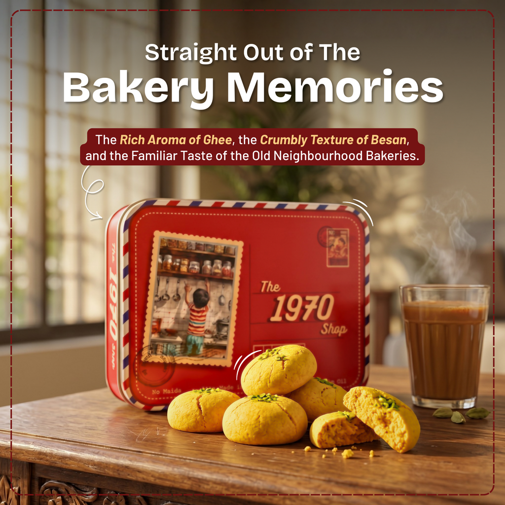 100% Besan Nankhatai Cookies
