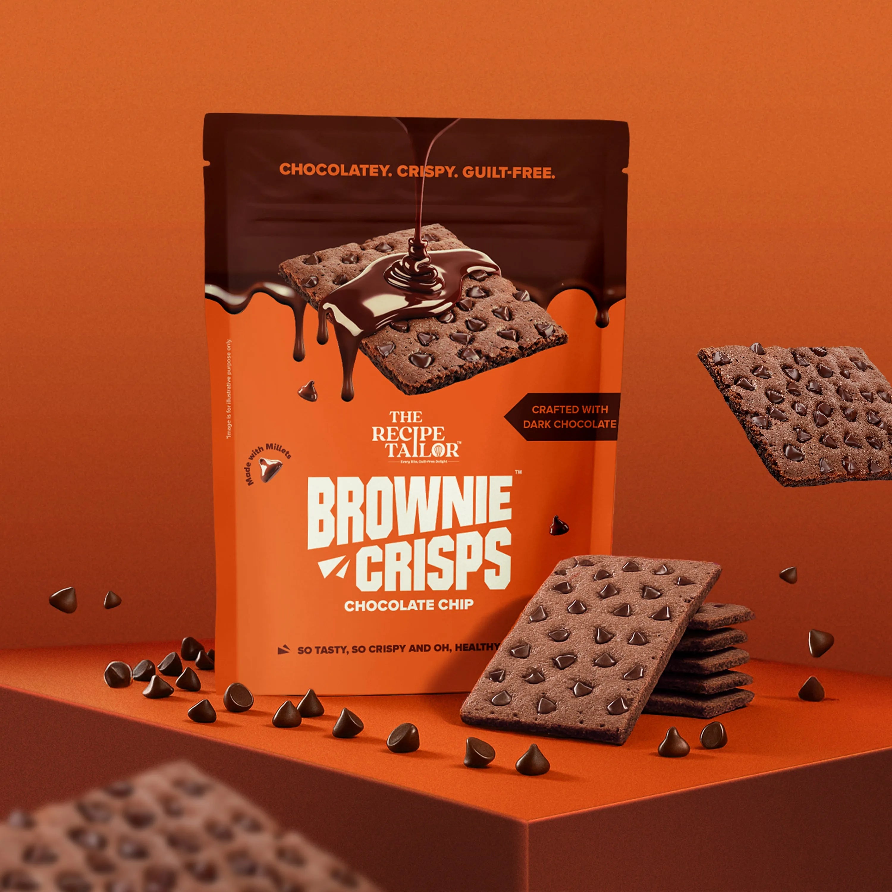 Brownie Crisps - 80% Dark Chocolate