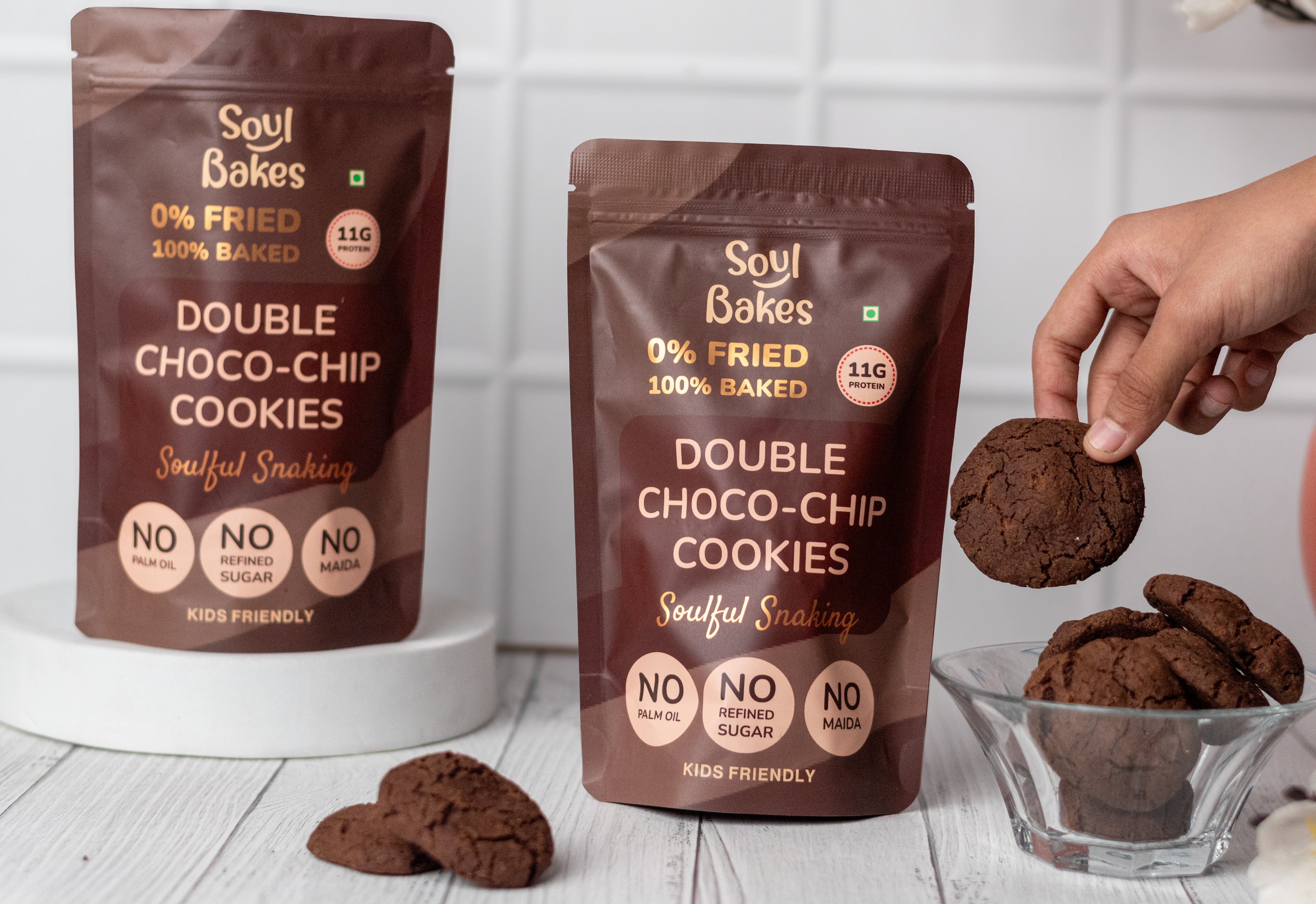 Double Choco-Chip Cookies- 125gms
