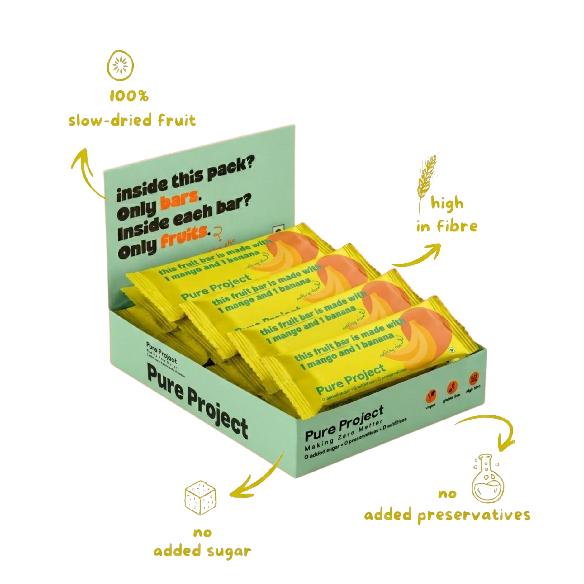 Mango Banana Fruit Bar
