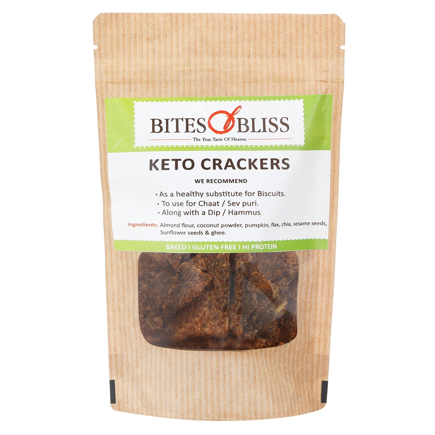 Keto Seedy Almond Crackers
