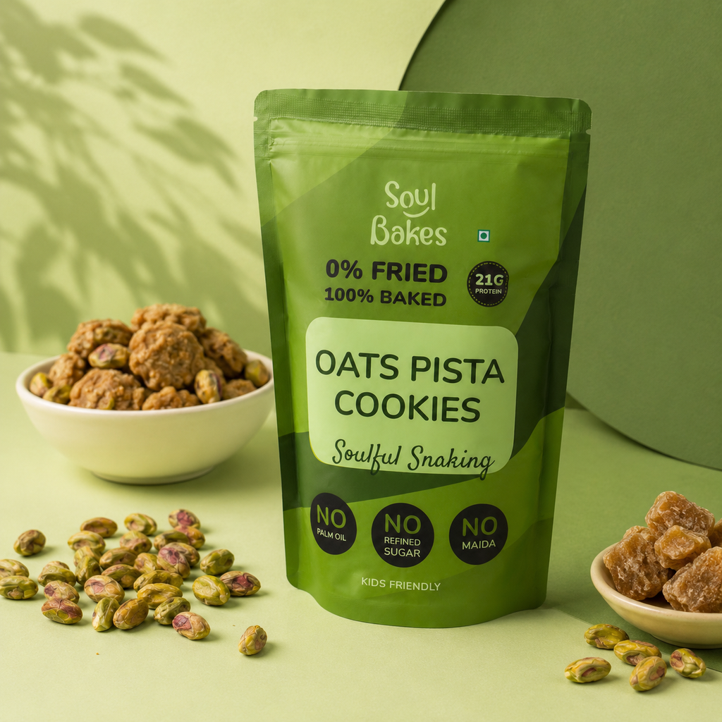 Oats & Pista Cookies - 250gms