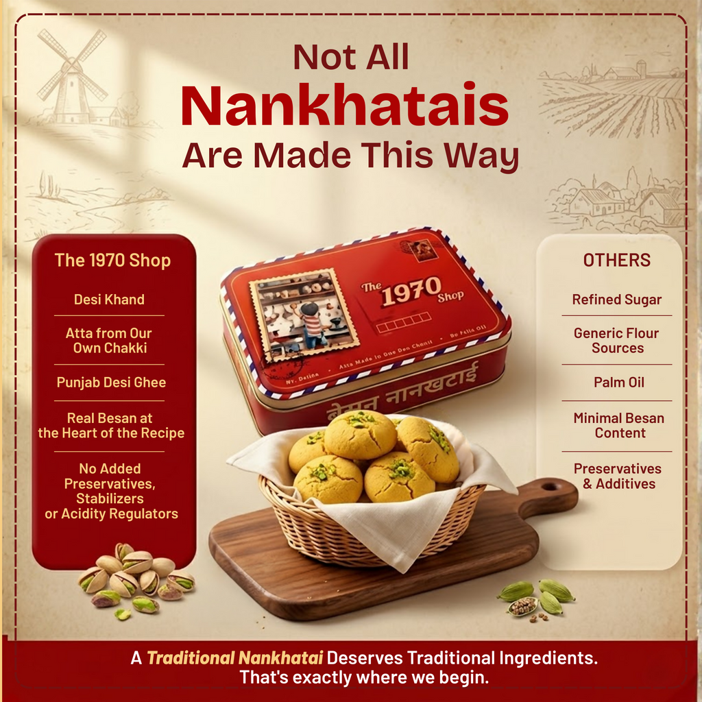 100% Besan Nankhatai Cookies