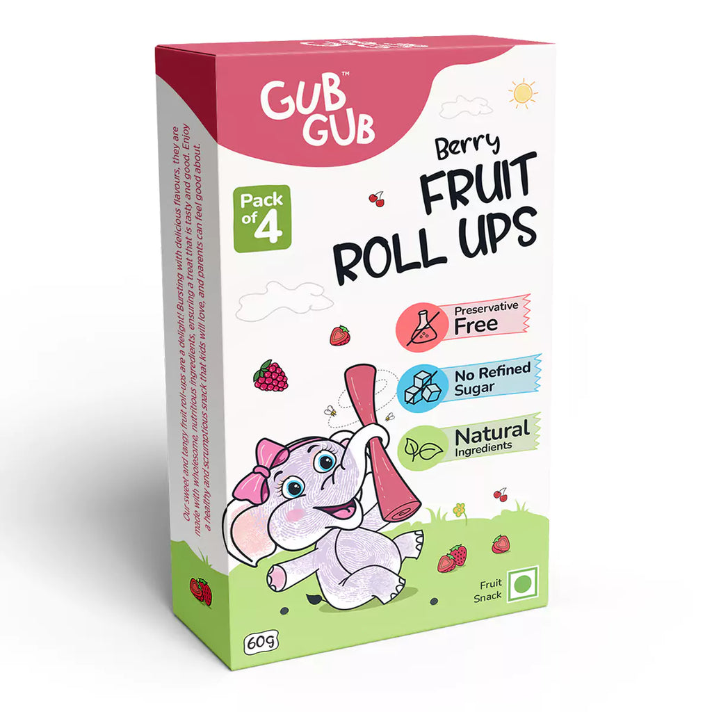Berry Fruit Roll-Ups | Pack Of 4