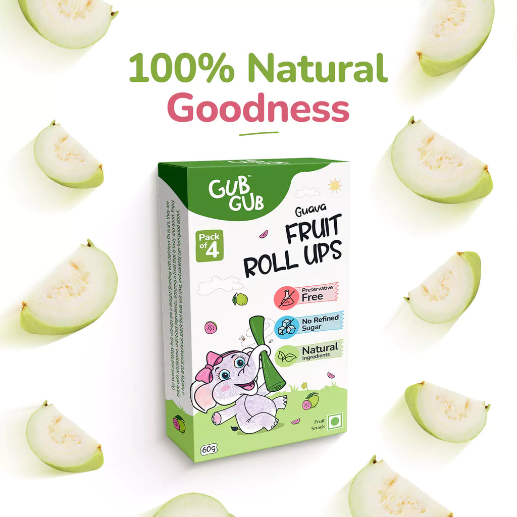 Guava Fruit Roll-Ups | Pack Of 4