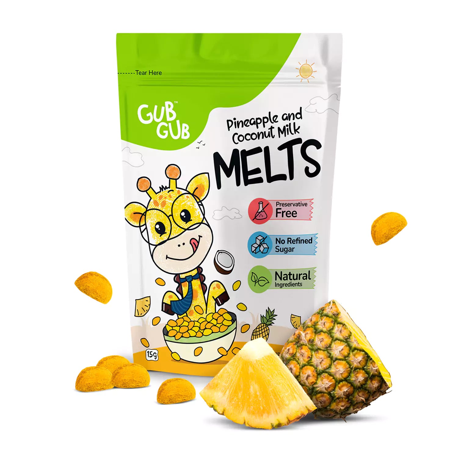 Pineapple & Coconut Milk Melts