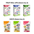 GubGub Super Fan - Pack of 6 (3 Fruit Roll Ups + 3 Fruit Melts)