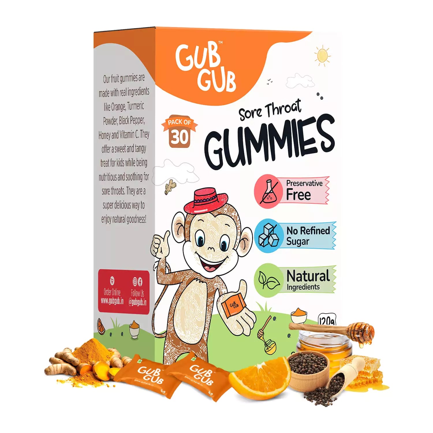 Combo Pack: Orange + Mango Gummies