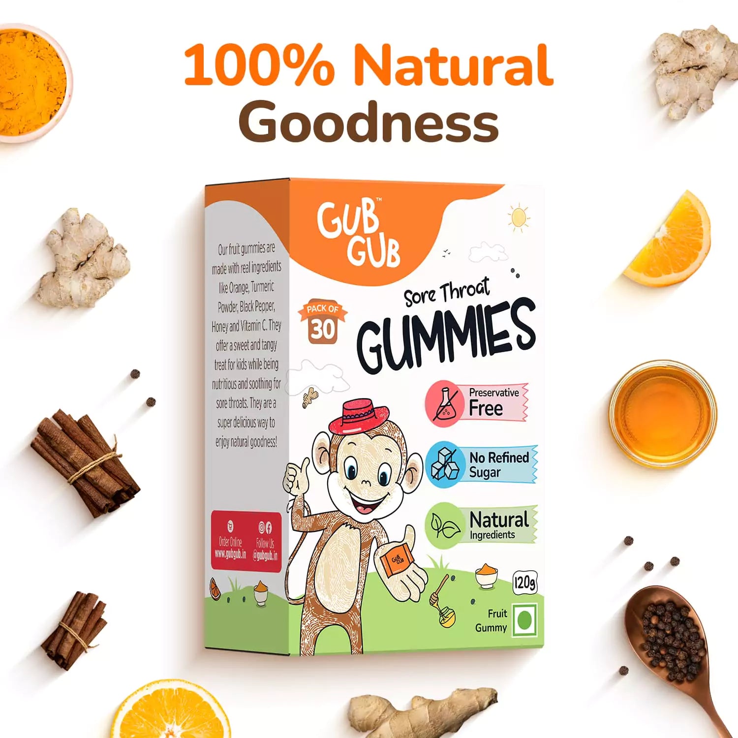 Combo Pack: Orange + Mango Gummies