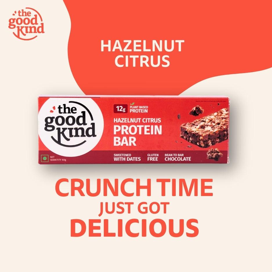 Hazelnut Citrus High Protein Bar