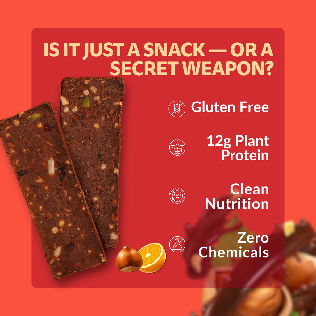 Hazelnut Citrus High Protein Bar